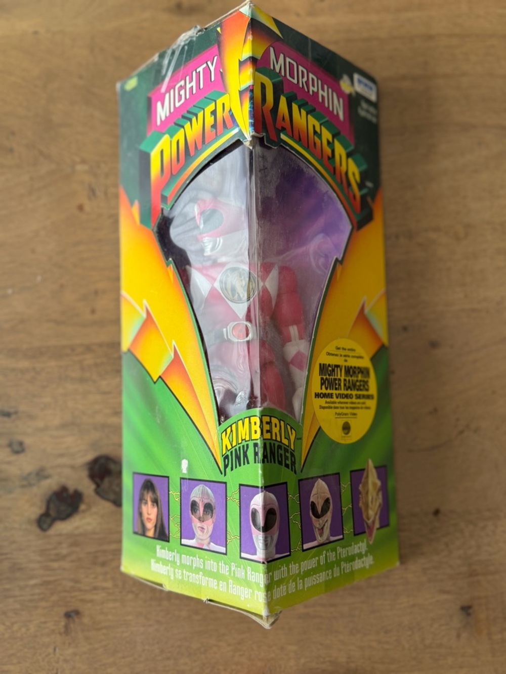 1993 Bandai 8-inch Mighty Morphin Power Rangers ‘Kimberly’ Figurine (In Box)